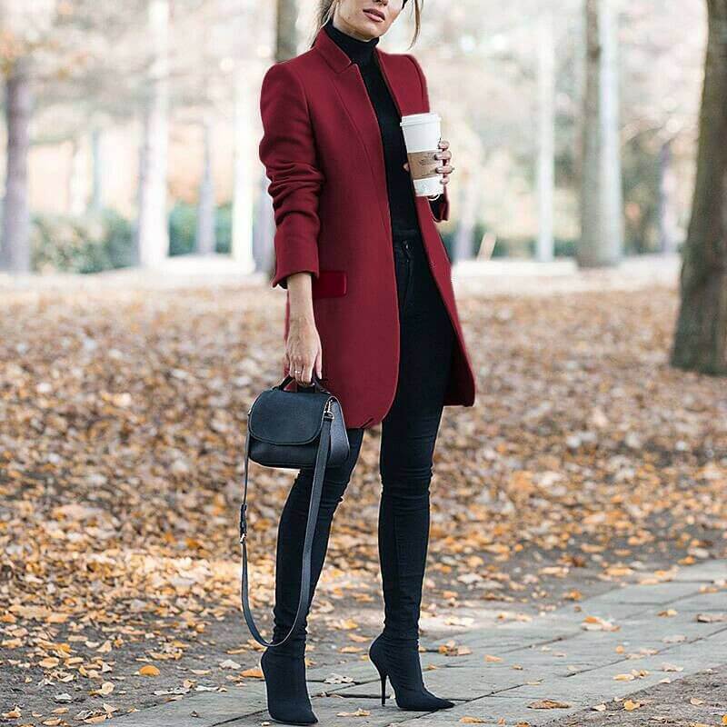 Anmutig gestaltete Jacke