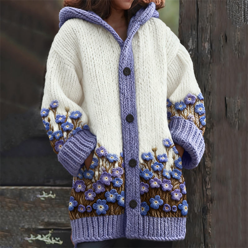 Klassisch gestaltete Strickjacke
