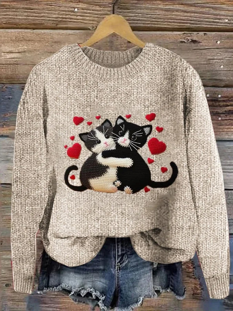 Zeitloser Vintage-Stil Pullover