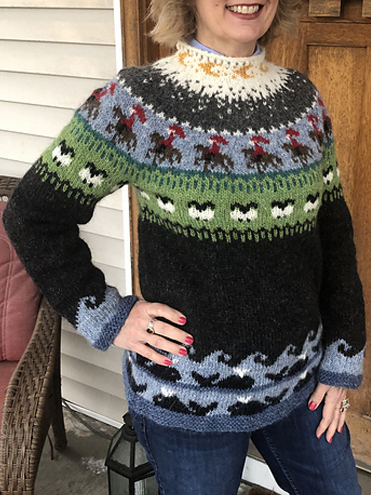 Anmutig gestaltete Pullover