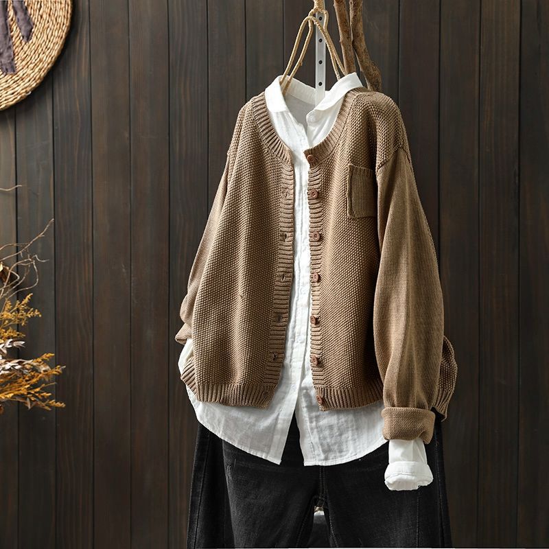 Klassische Vintage Strickjacke