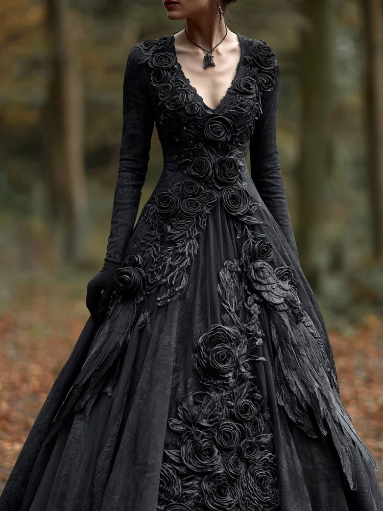 Anmutig gestaltete Kleid