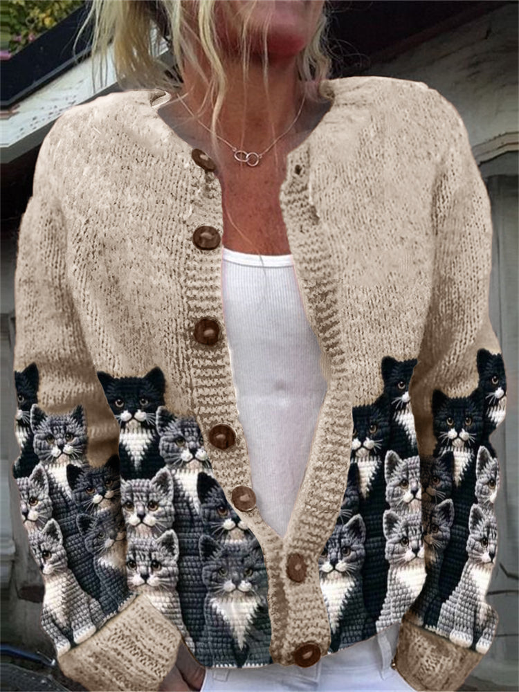 Wunderschön gefertigte Strickjacke