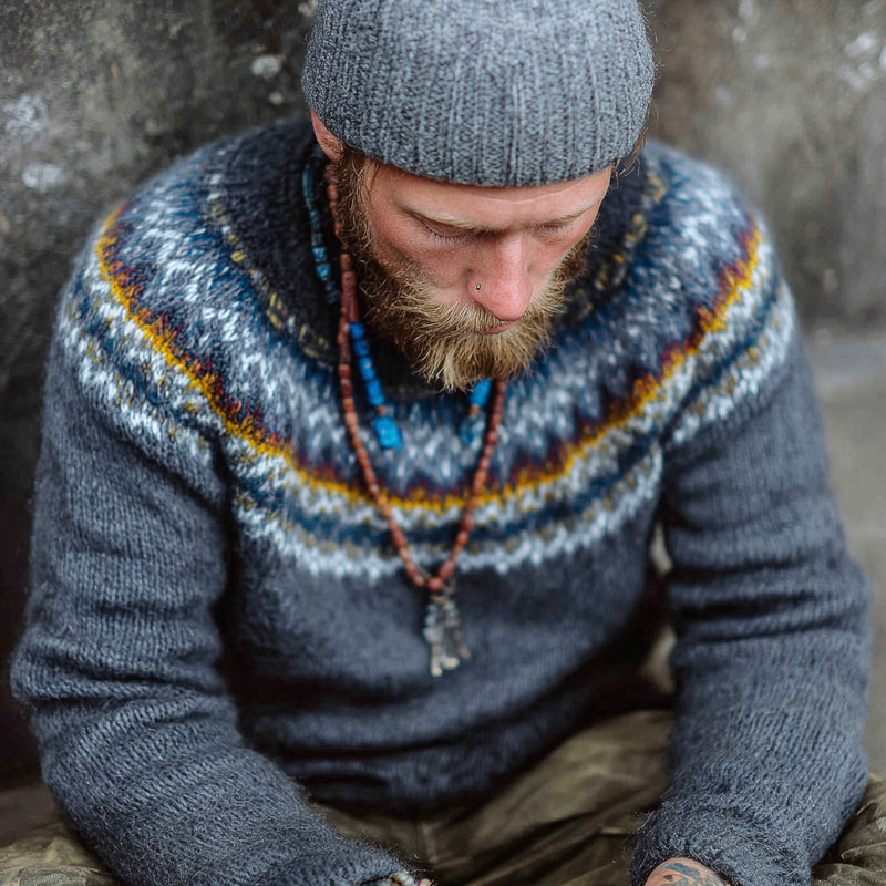 Zeitloser Vintage-Stil Pullover