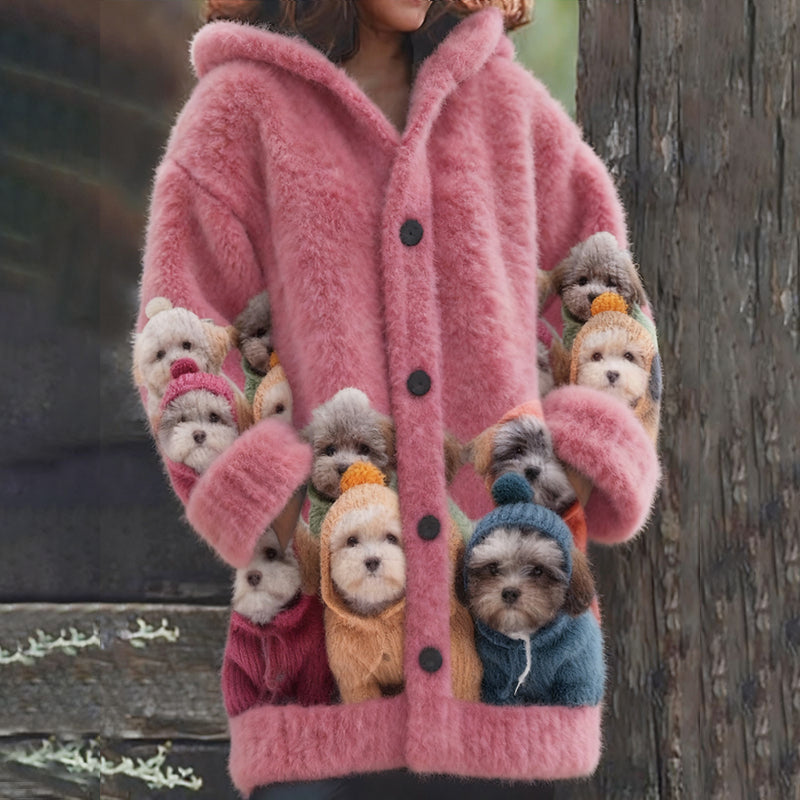 Vintage inspirierte Strickjacke