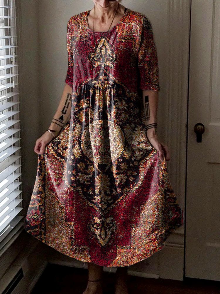 Zeitloser Vintage-Stil Kleid