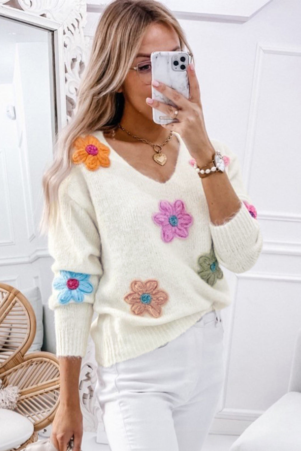 Zeitloser Vintage-Stil Pullover