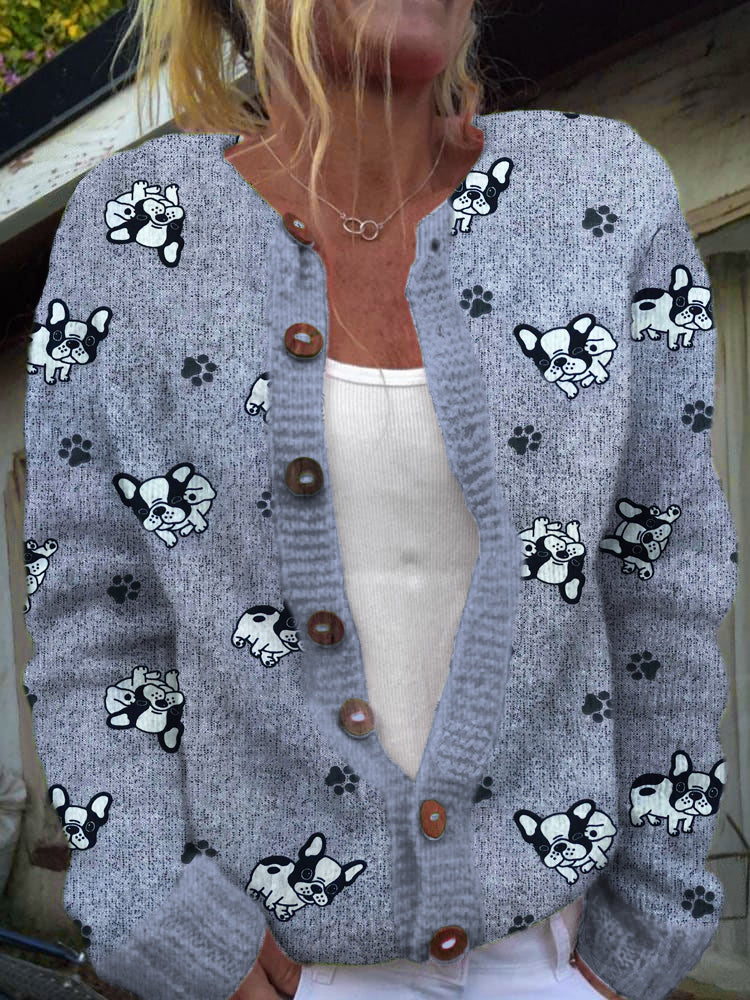 Wunderschön gefertigte Strickjacke