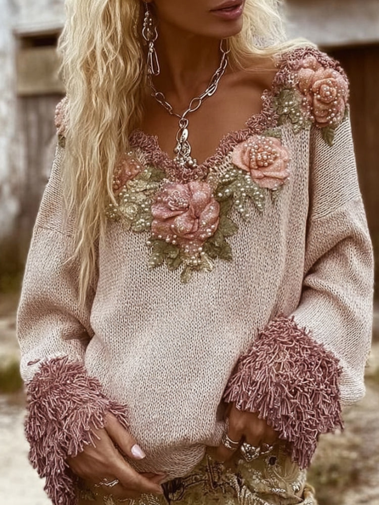 Zeitloser Vintage-Stil Pullover