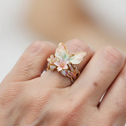 Klassische Gold Ring mit zeitloser Eleganz