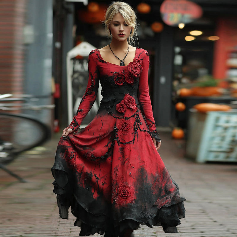 Durchdacht gestaltete Kleid