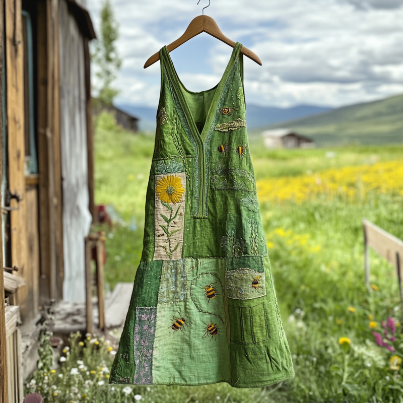 Anmutig gestaltete Kleid