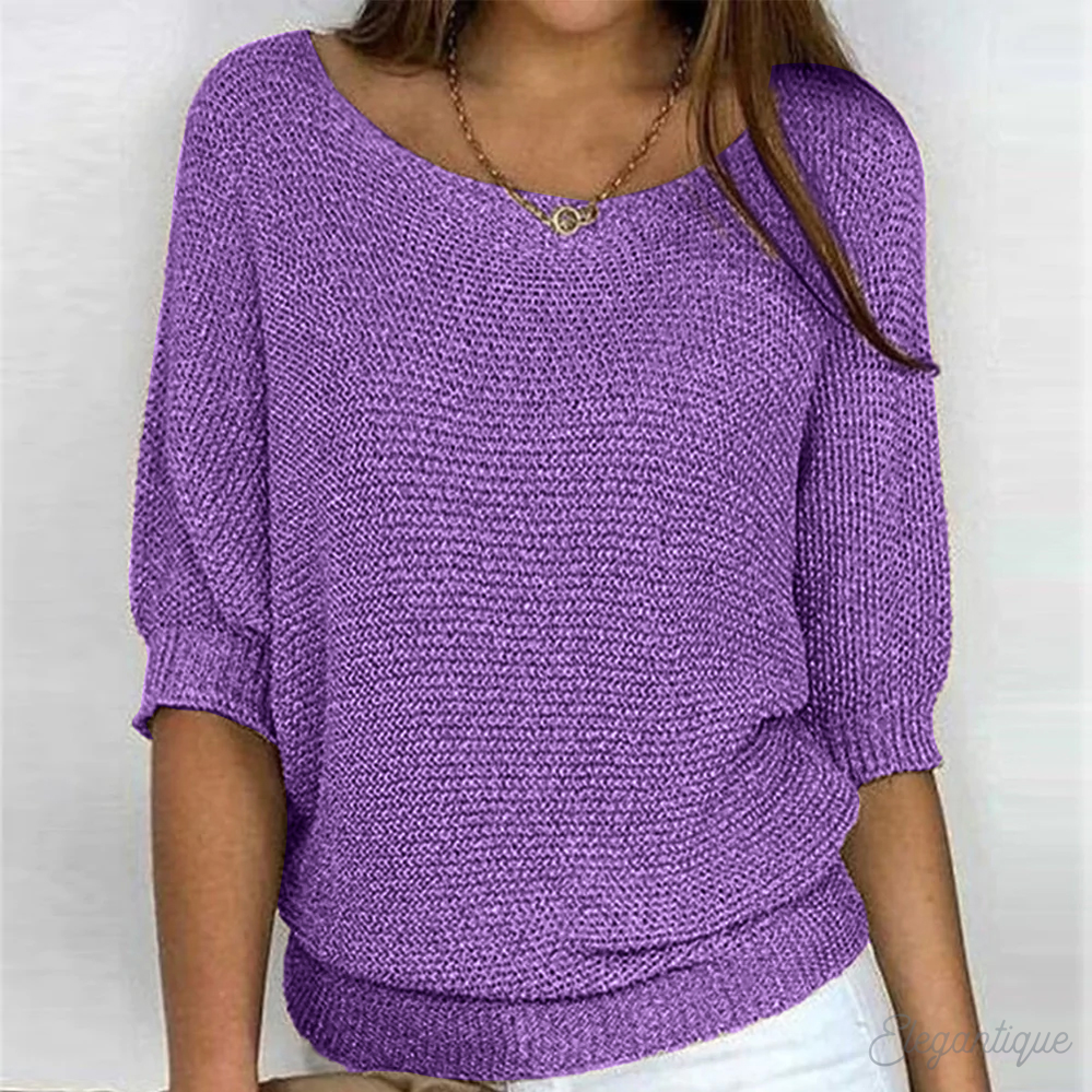 Zeitloser Vintage-Stil Pullover