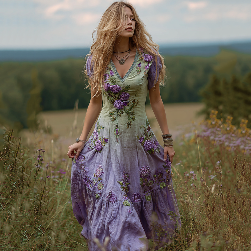 Wunderschön gefertigte Kleid
