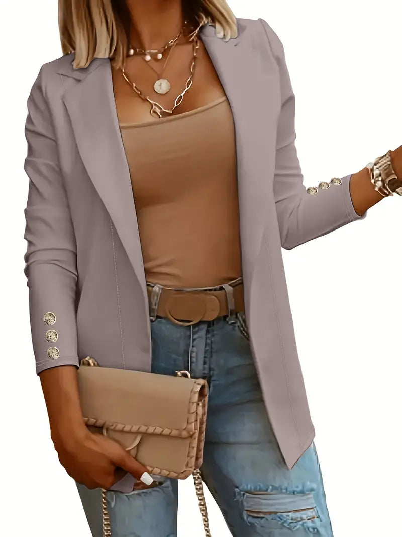MW | eleganter langärmeliger Blazer für den Frühling