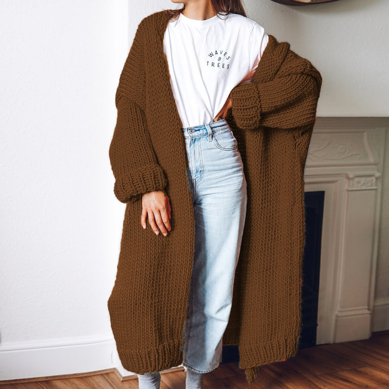 Durchdacht gestaltete Strickjacke