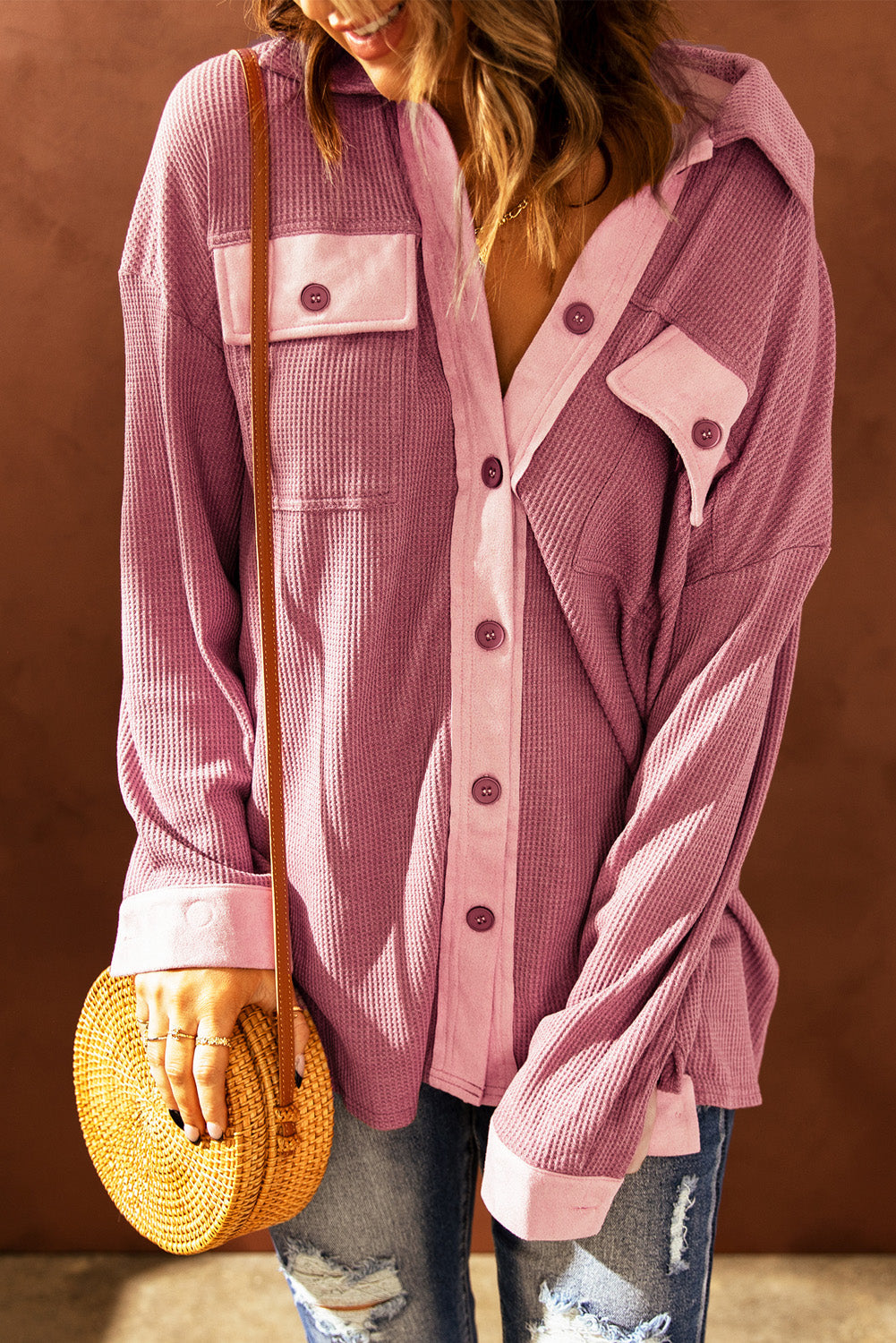 Anmutig gestaltete Jacke