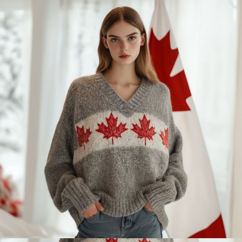 Klassisch gestaltete Pullover