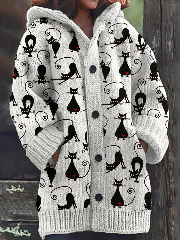 Durchdacht gestaltete Strickjacke