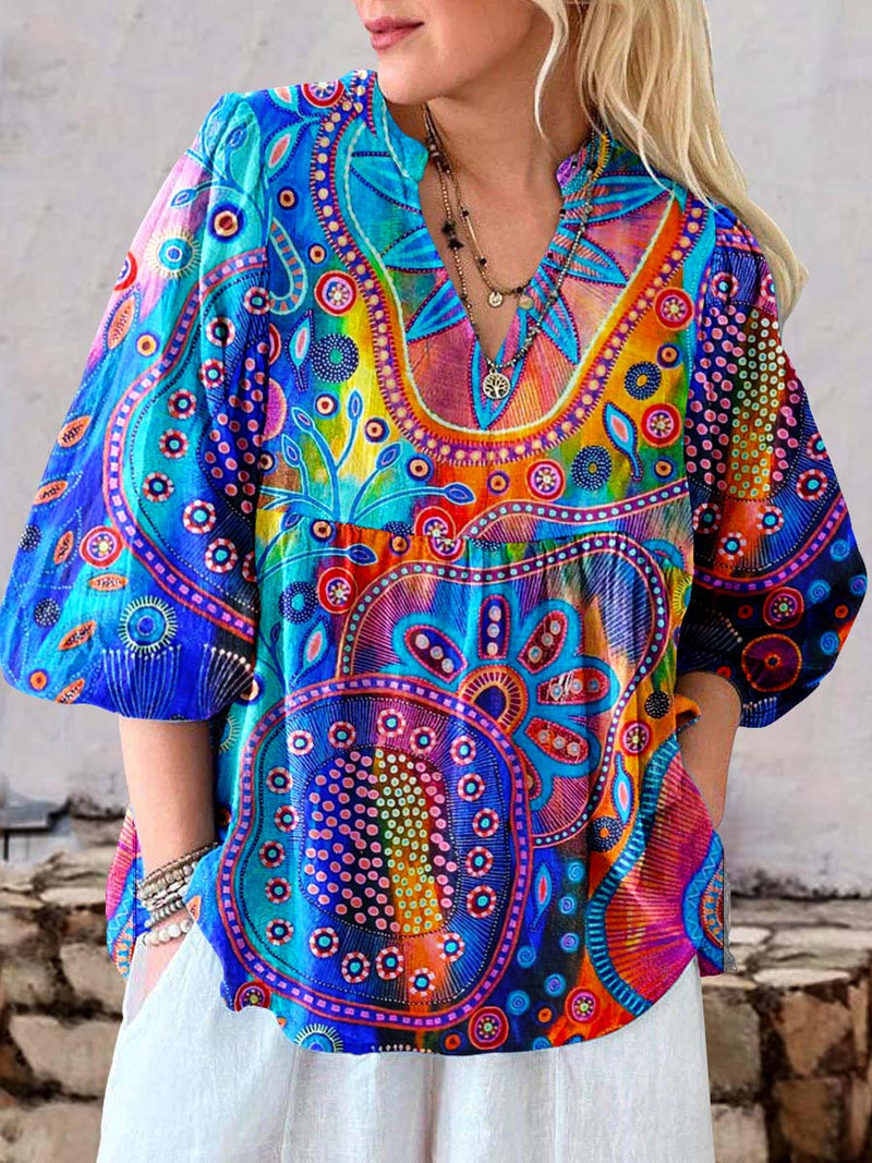 Zeitloser Vintage-Stil Top