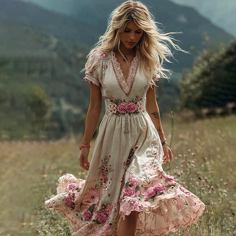 Klassische Vintage Kleid