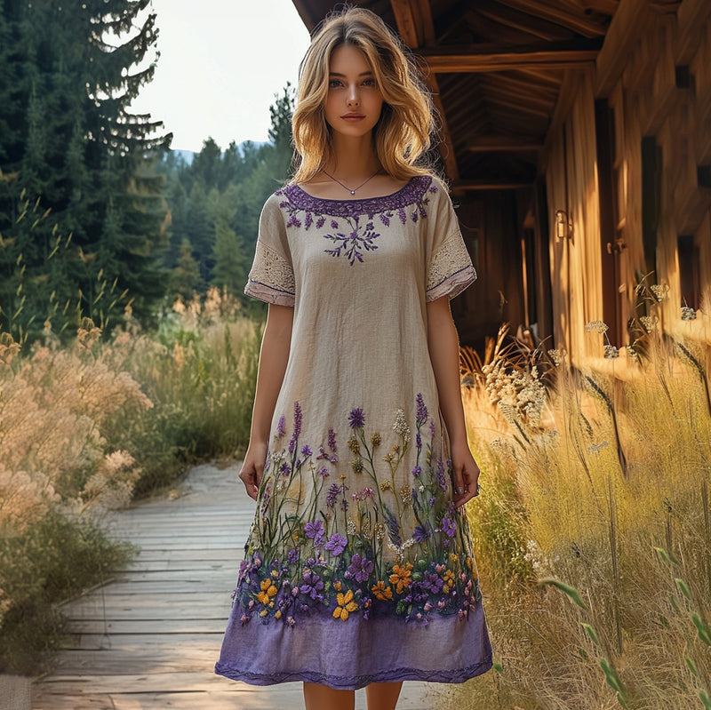 Klassische Vintage Kleid