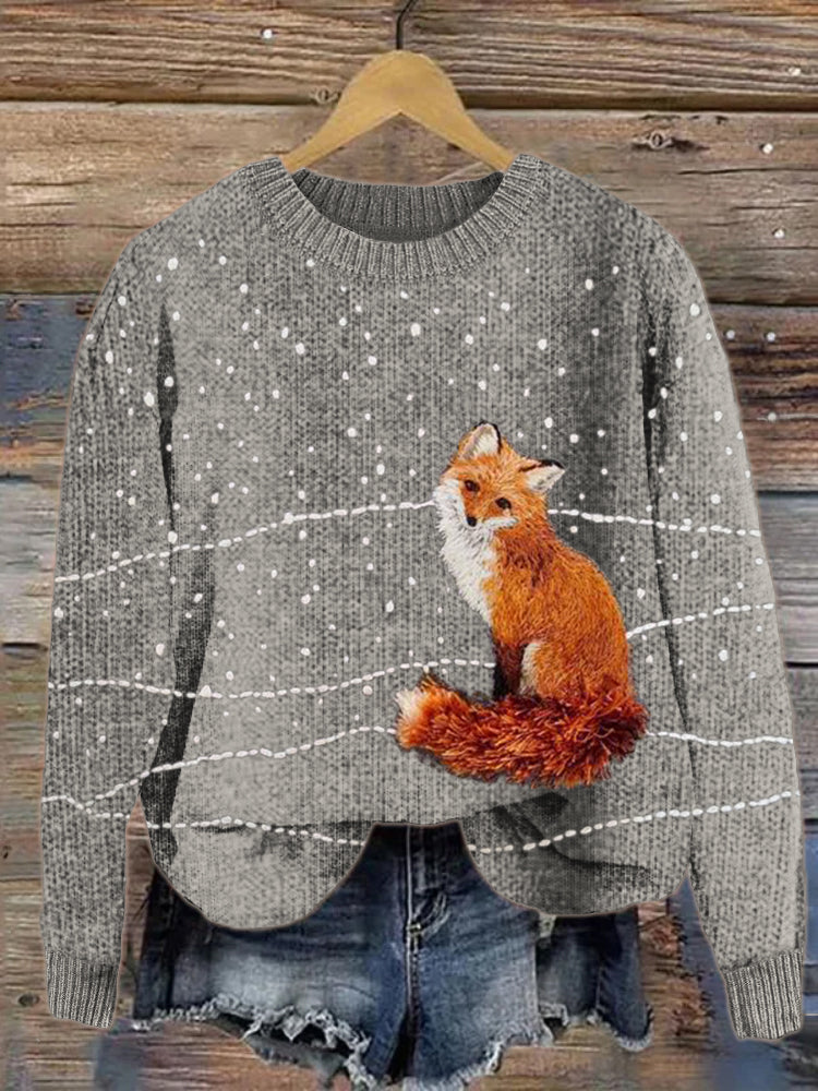 Zeitloser Vintage-Stil-Pullover
