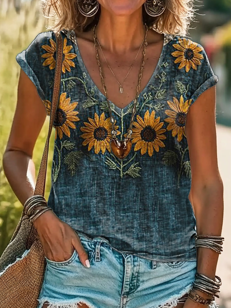 Anmutig gestaltete T-Shirt