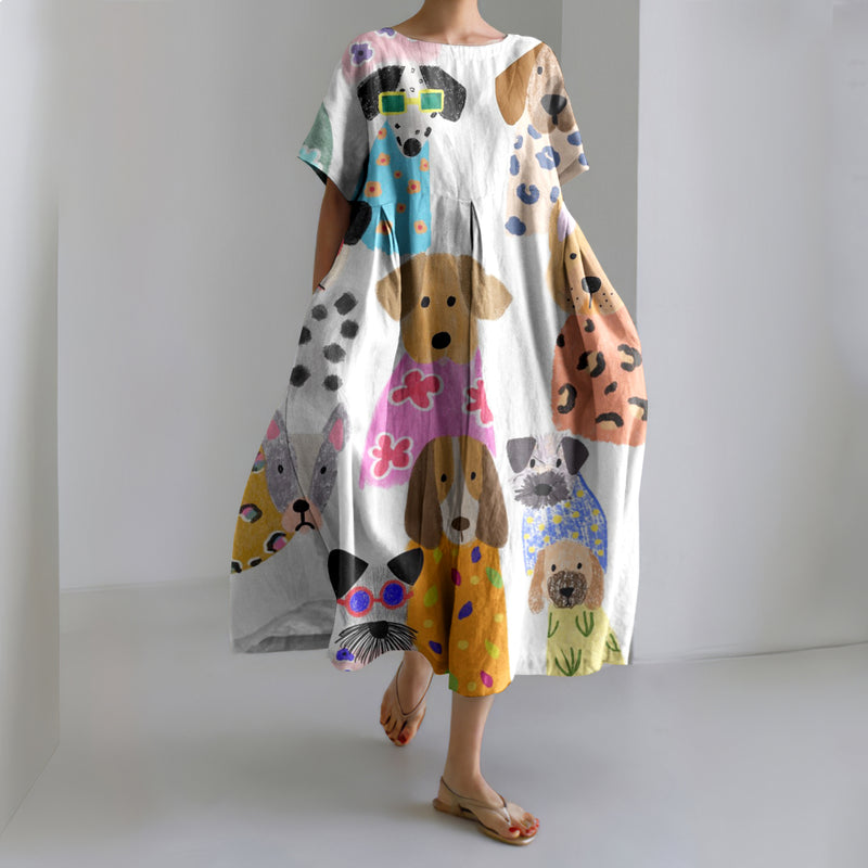 Klassisch gestaltete Kleid