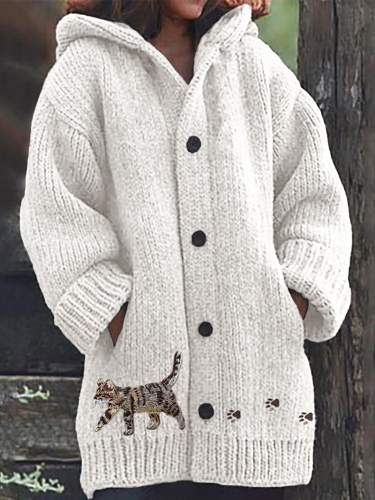 Klassisch gestaltete Strickjacke