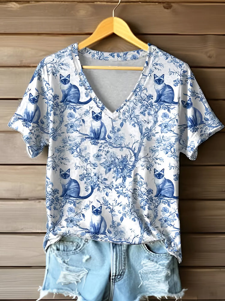 Anmutig gestaltete T-Shirt