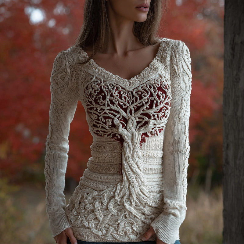 Zeitloser Vintage-Stil Pullover