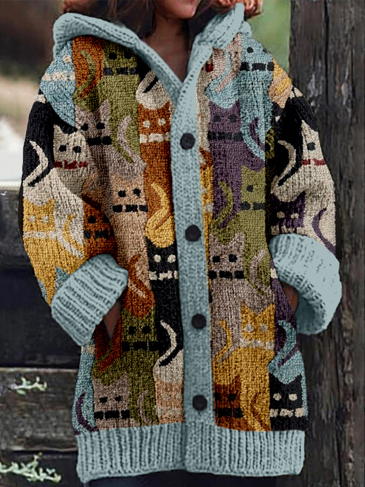 Klassische Vintage Strickjacke