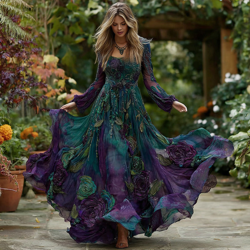 Anmutig gestaltete Kleid