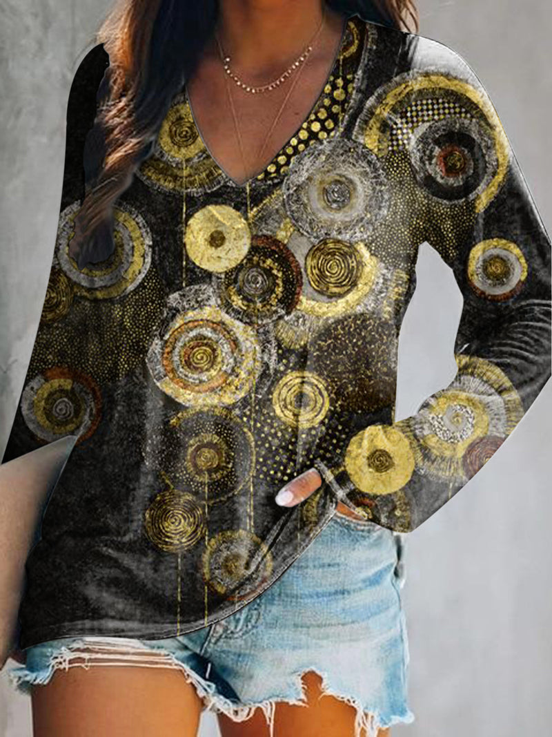 Zeitloser Vintage-Stil Top