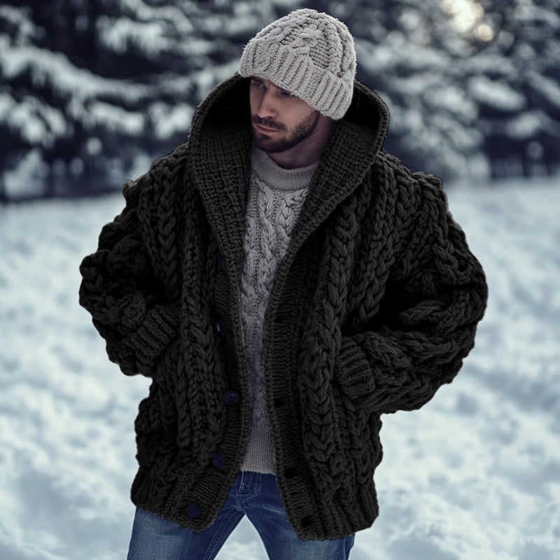 Anmutig gestaltete Strickjacke