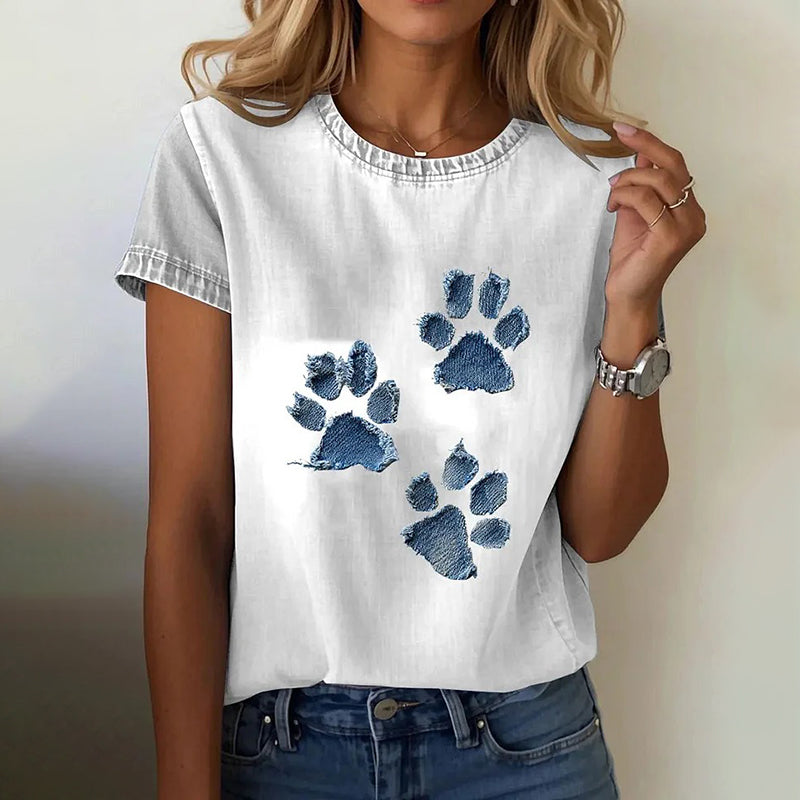 Anmutig gestaltete T-Shirt
