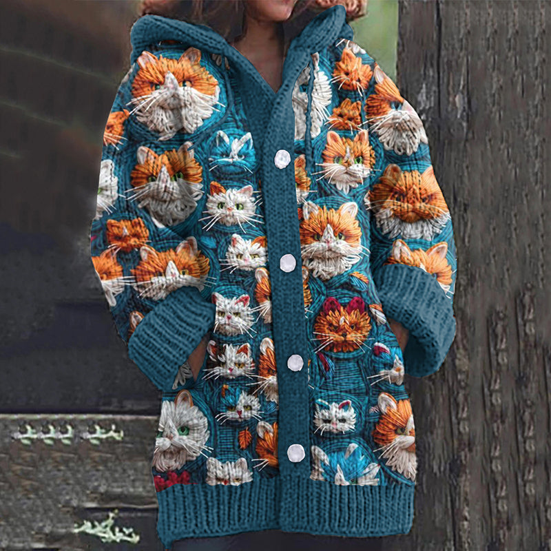 Anmutig gestaltete Strickjacke