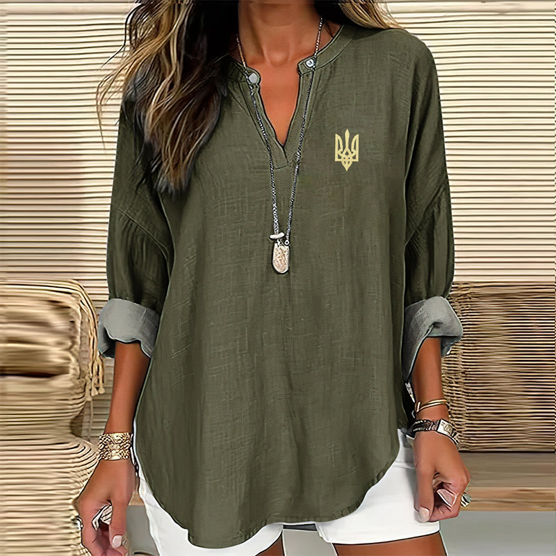 Klassische Vintage Bluse