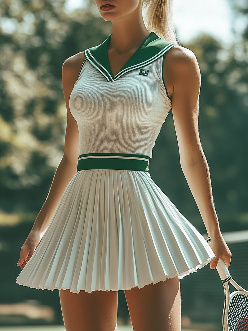 Klassisch gestaltete Kleid