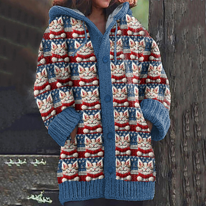 Klassische Vintage Strickjacke