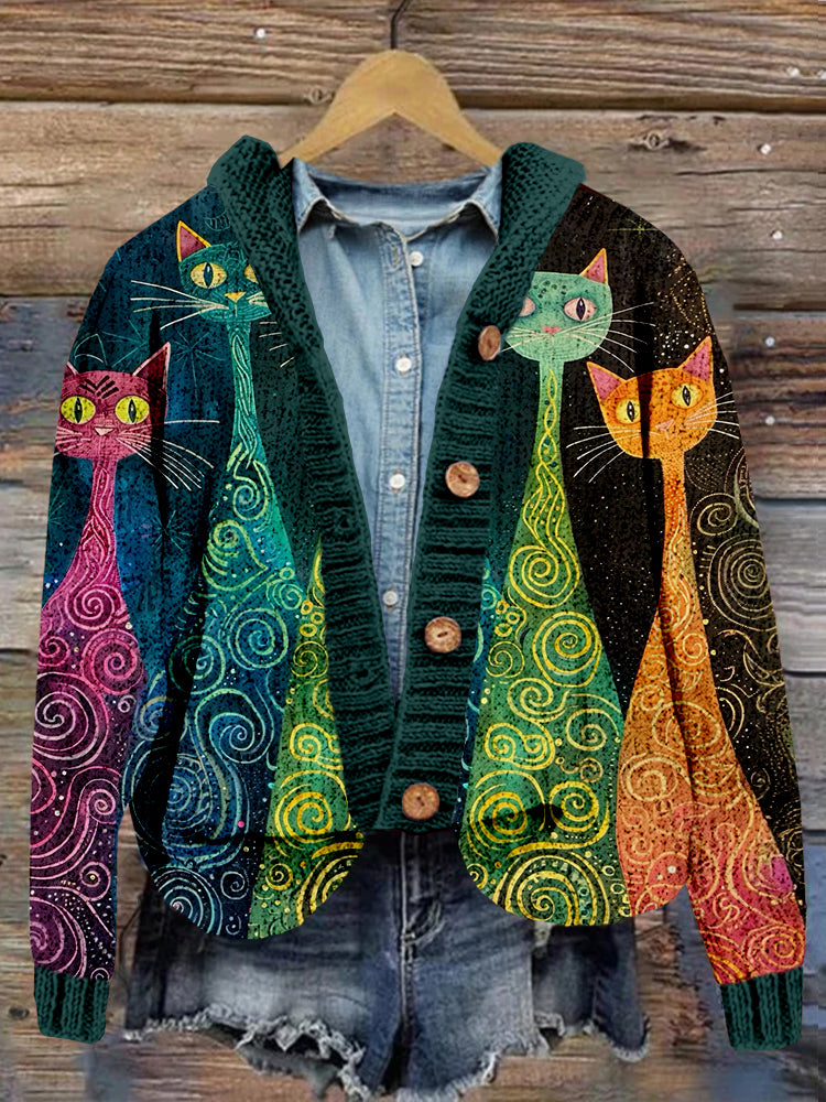 Vintage inspirierte Strickjacke