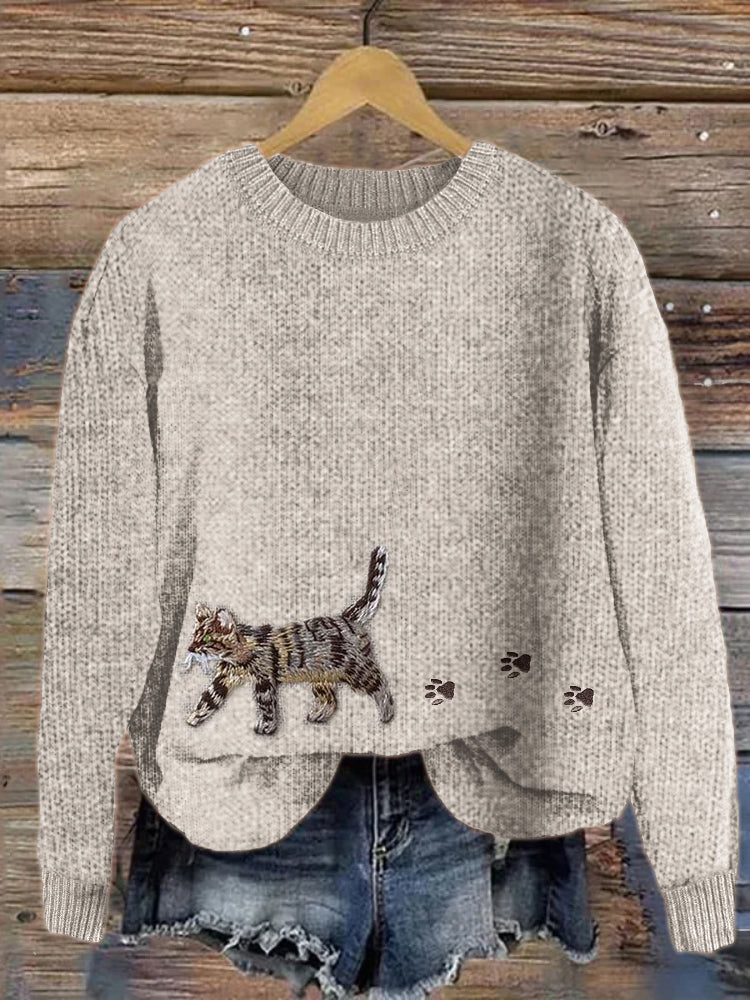Zeitloser Vintage-Stil Pullover