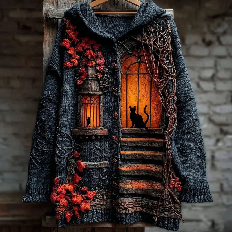 Vintage inspirierte Strickjacke