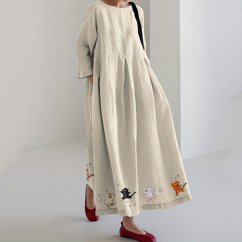 Zeitloser Vintage-Stil Kleid