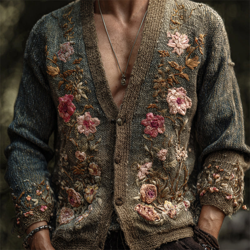 Elegant gestaltete Strickjacke