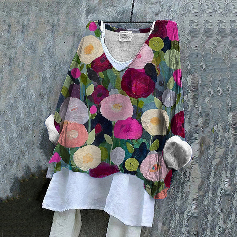 Klassische Vintage Bluse