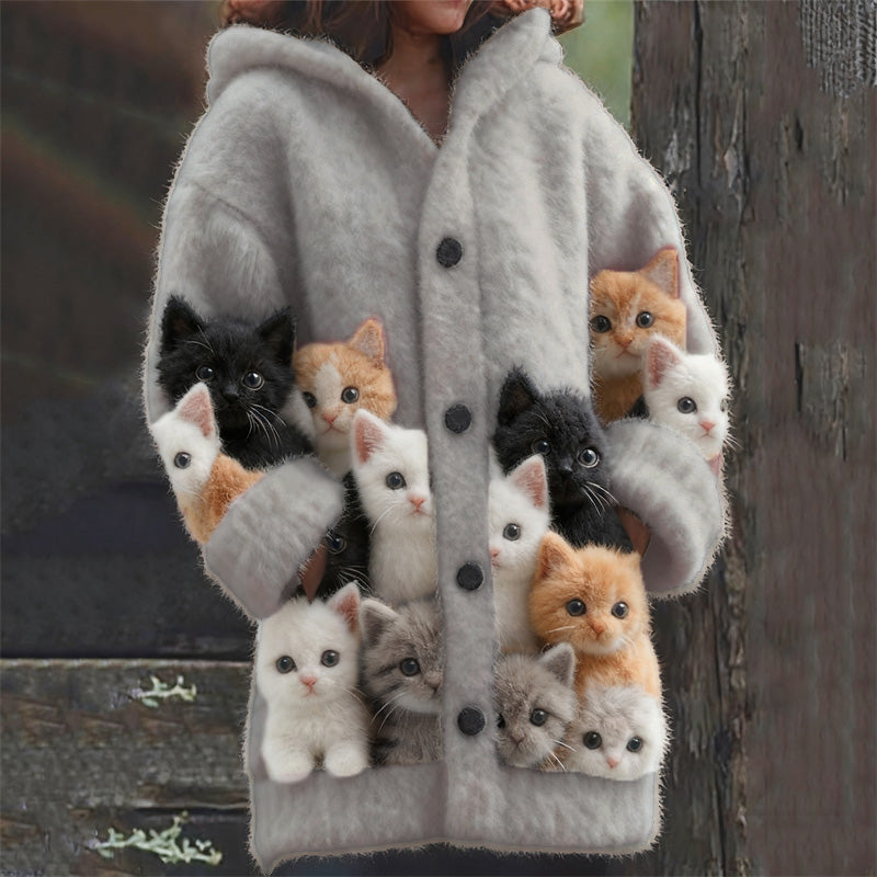 Durchdacht designte Strickjacke