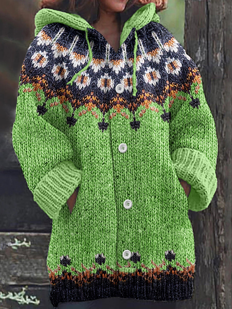 Elegant gestaltete Strickjacke