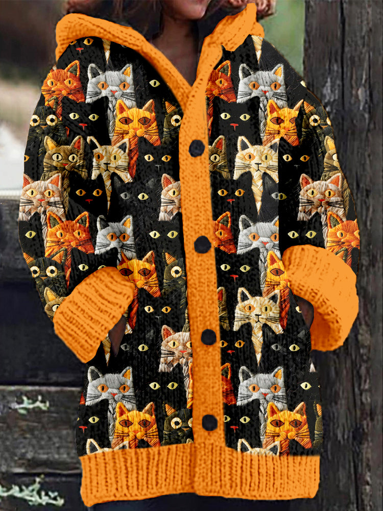 Klassische Vintage Strickjacke